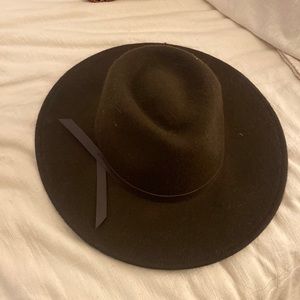 Brown felt fedora (target)